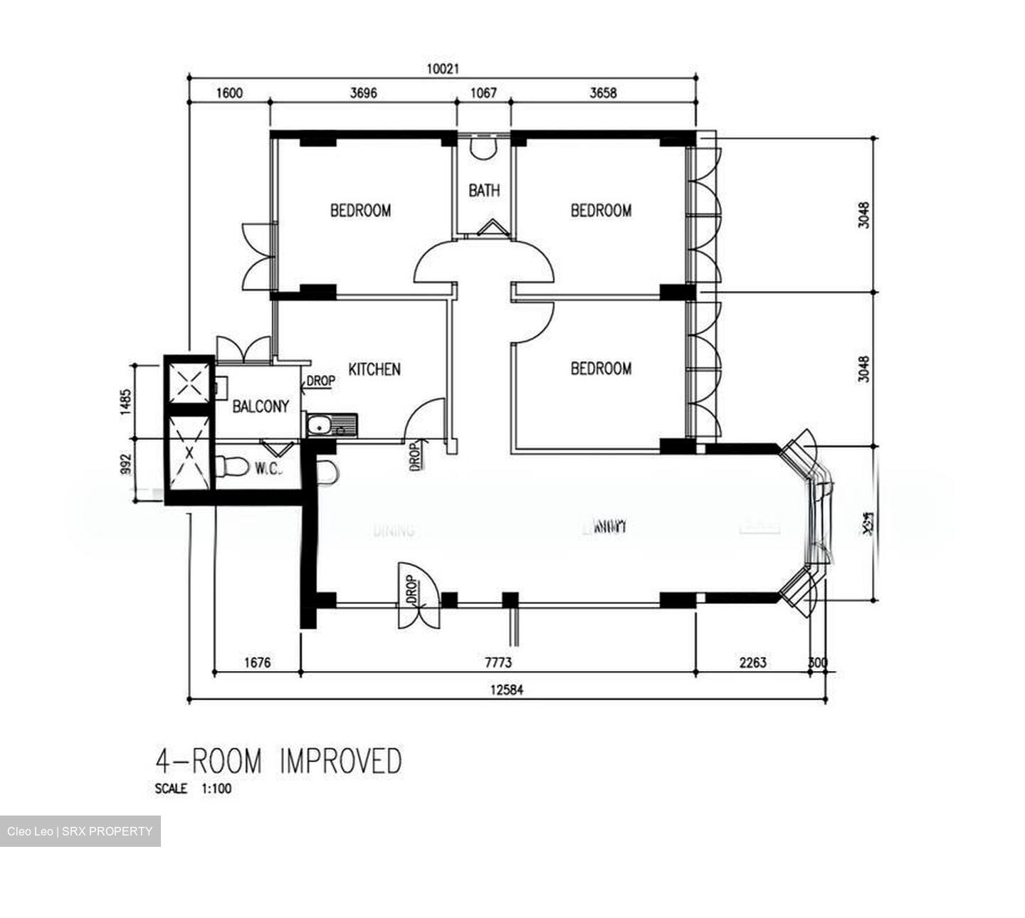 Blk 69 Moulmein View (Bukit Timah), HDB 4 Rooms #516835191